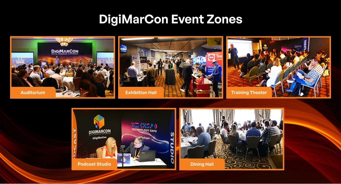 DigiMarCon Event Zones